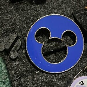 Disney Mickey Mouse ears silhouette pin